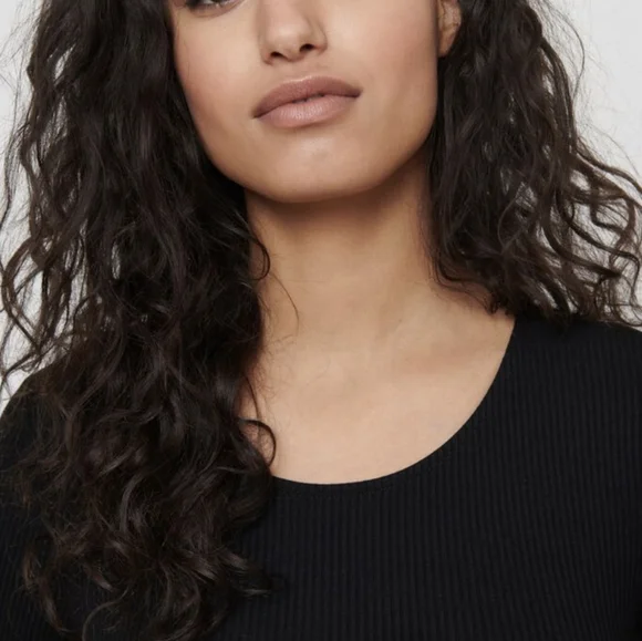 Dynamite Black Ribbed Open-Back Bodysuit - Picture 4 of 13